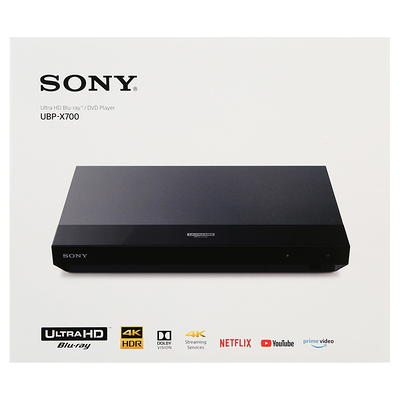 Sony UBP-X700 4K Ultra HD Home Theater Streaming Blu-ray DVD Player with Wi- Fi, 4K upscaling, HDR10, Hi Res Audio, Dolby Digital TrueHD /DTS, and Dolby  Vision - Yahoo Shopping