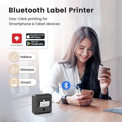 Label Maker Machine with Tape - 3 Thermal Label Printer for Small Business  - M200 Mini Label Printer Barcode Printer for Phone&PC, Bluetooth Label  Makers for Labels,Logo,Product Ingredient - Yahoo Shopping