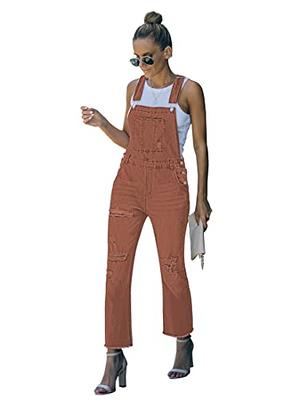 luvamia Women's Casual Adjustable Denim Bib Overalls Jeans Pants Fashion  Loose Overall Jumpsuits Overalls Women 90s Style Jumpsuit Denim For Women  Overalls Jeans Pant For Women Rose Down Size Large - Yahoo