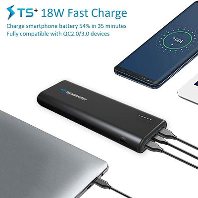  INIU Portable Charger, 45W USB C Power Bank Fast Charging with  15000mAh PD QC External Phone Battery Pack for iPhone 15 14 13 12 11 Pro  Max X iPad MacBook Samsung