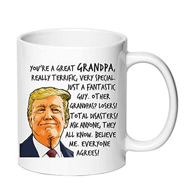 Donald Trump You're A Great Grandpa Merry Christmas Mug