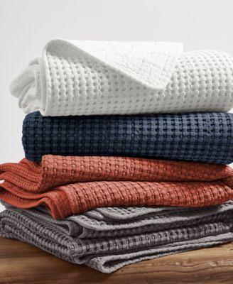 Martha Stewart Collection 3-Pc. Waffle Weave Kitchen Towels, Created for  Macy's - Macy's