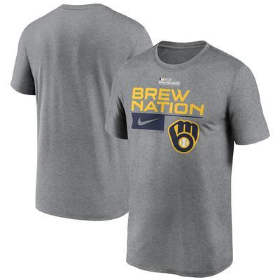 Men's Milwaukee Brewers Fanatics Branded Navy Brew Crew Hometown Collection  T-Shirt