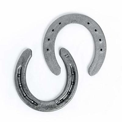 The Heritage Forge Steel Horseshoes Set for Horses, Crafts