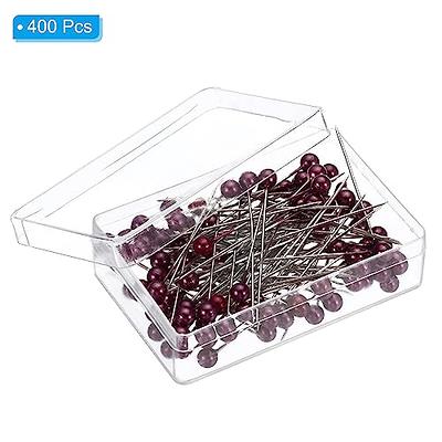 400 PCS Multicolor Straight Pins Straight Quilting Pins Flat Head Straight  Pins with Flower, Butterfly and Button, Colored Heads Sewing Pins for