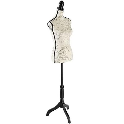 Female Dress Form Mannequin Body Display Adjustable Mannequin Stand  Realistic Mannequin Torso with Tripod Base Stand for Clothing Dress - Yahoo  Shopping