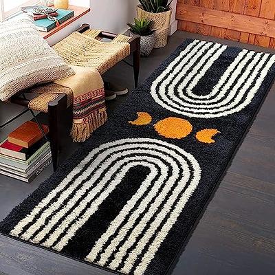 Urtlmaji Retro Sun Bath Mat Boho Bathroom Rugs Funny Cute Bohemian