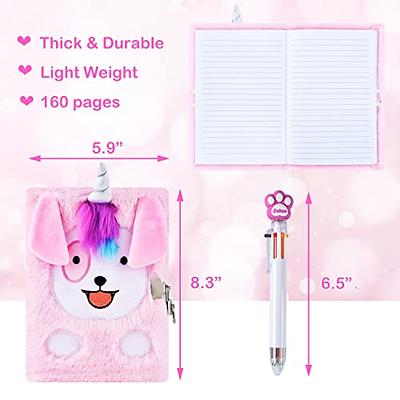 YOYTOO Unicorn Diary for Girls with Lock and Keys, Unicorn Stationery Set  child