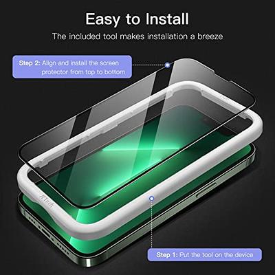 JETech iPhone 13 Case and Privacy Screen Protector Bundle