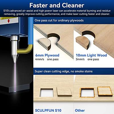 Sculpfun Laser Cutting Honeycomb Working Table Board for CO2 or Diode Laser Engraver Cutting Machine, for Slight Burnt & Smooth Edge Cutting
