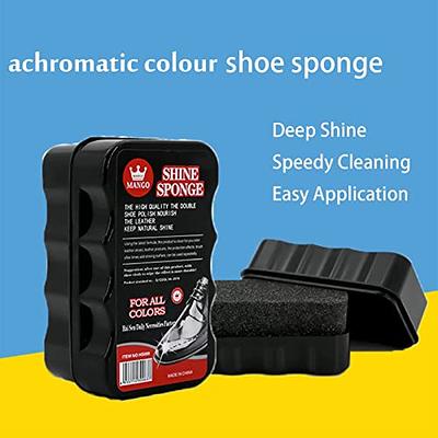 Mango colorless leather shoes care portable Instant Shine Sponge shoe  wax，shoe cleaner，shoe polish，shoe shine sponge，travel shoe shine - Yahoo  Shopping