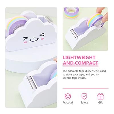 Desktopcloud tape dispenser Tape Dispenser with Rainbow Tape Cartoon Cloud