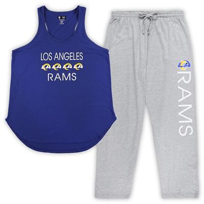 Women's Fanatics Branded Purple/Heather Gray Los Angeles Lakers Plus Size T-Shirt & Shorts Combo Set