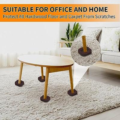 16 PCS Felt Furniture Coasters Caster Cups, Bed Office Chair