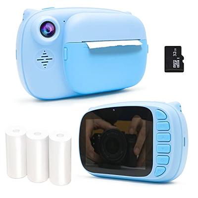 Printing Camera for Kids with HD Dual Lens & 3.5in Screen, 32GB TF