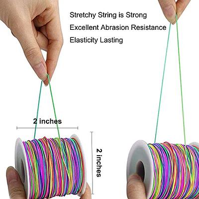 Elastic String for Bracelets- 1mm Stretch String Bead Cord for Jewelry  Making