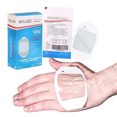 50 Pcs Waterproof Shower Protector Bandage | 6x10 Inch Large Wounds  Showering Cover for Knee Replacement Surgery C Section Post Abdominal  Surgery Hip