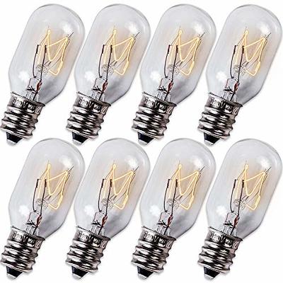 BlueStars E12 T20 Salt Rock Lamp Bulb 120V 15W High Output Warm White Light  2700K 80lm