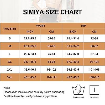 SIMIYA Women's Shapewear High Waisted Tummy Control Panties with Butt  Lifter Body Shaper Extra Firm Girdle Waist Slimmer Stomach