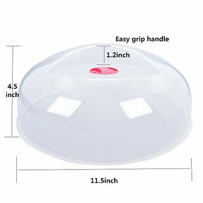  Large Microwave Cover for Food Easy Grip Microwave Splatter  Cover Guard Lid with Steam Vent and BPA Free & 11.5 Inch, Dishwasher Safe:  Home & Kitchen