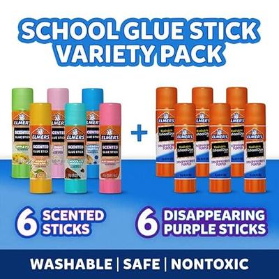 Elmer's Disappearing Purple All Purpose Glue Sticks Purple Clear 30 Box