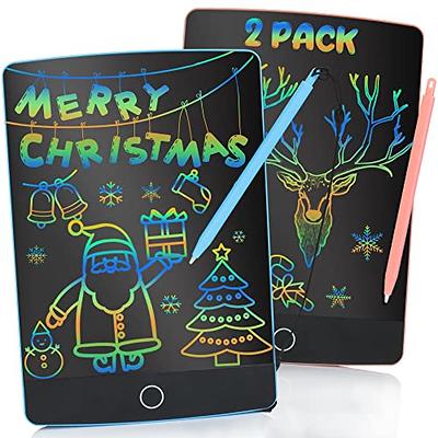  2 Pack LCD Writing Tablets for Kids Colorful Screen