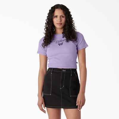 Women's Easy Butterfly Crop Graphic Tee