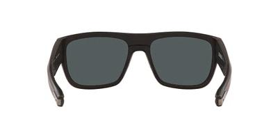 Costa Del Mar Men's Sampan Polarized Rectangular Sunglasses, Matte Black/Grey  Silver Mirrored Polarized-580G, 60 mm - Yahoo Shopping