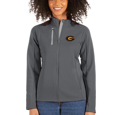 Women's Antigua Orange/Charcoal Houston Astros Generation Full-Zip Jacket 