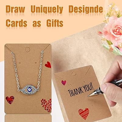 1500 Pcs Earring Cards Earring Display Cards Jewelry Cards for Selling Earring  Card Holder Earring Card Display for Necklace Jewelry Small Business  Packaging Supplies, Kraft Color, 2.4 x 3.5 Inch - Yahoo Shopping