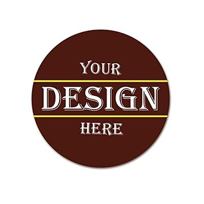 Custom Stickers Personalized Labels - Customized Stickers with Any Design  Image Logo Text,Custom Stickers for Business Logo,Custom Thank You Label  Stickers,100 Labels (Circle,1.5x1.5) - Yahoo Shopping