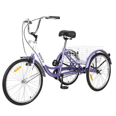 Runesay 26 in. Wheels Cruiser Bicycles Adult Tricycle Trikes 3