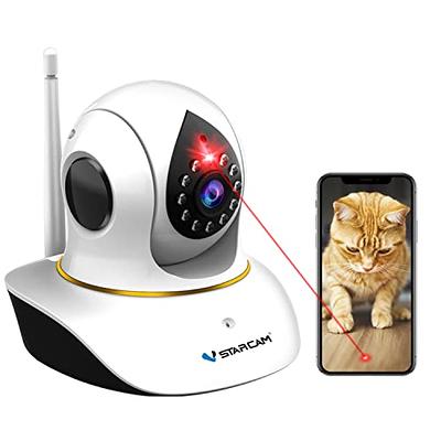 wansview Baby Monitor Camera, 1080PHD Wireless Security Camera for Home,  WiFi Pet Camera for Dog and Cat, 2 Way Audio, Night Vision, Works with  Alexa Q6-W