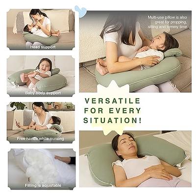 Pharmedoc Nursing Pillow for Breastfeeding - Breast Feeding Pillows with  Headrest and Adjustable Waist Straps - Removable Cover, Sage - Baby  Essentials for Newborn - Full Support for Mom and Baby - Yahoo Shopping