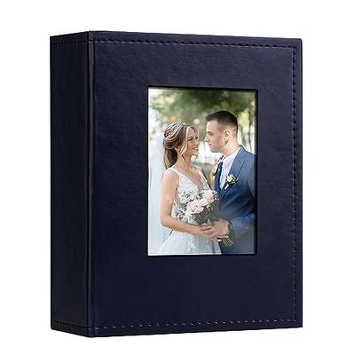 Vienrose Photo Album 4x6 100 Photos Linen Frame Cover with Memo Areas  Photobook Large Capacity Slip-in Pictures Book for Wedding Baby Vacation,  Blue - Yahoo Shopping