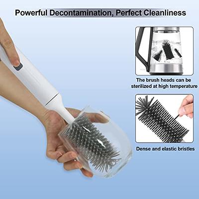 Electric Spin Scrubber, Cordless Power Scrubber Cleaning Brush with 5  Replaceable Brush Heads & 4pcs Straw Cleaner Brush, Electric Cleaning Brush  for Tub, Sink, Window, Kitchen Stove, LED Display - Yahoo Shopping