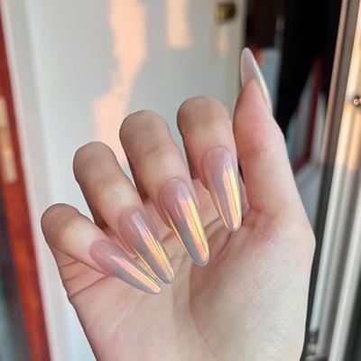 20 top Chrome French Tip Coffin Nails ideas in 2024