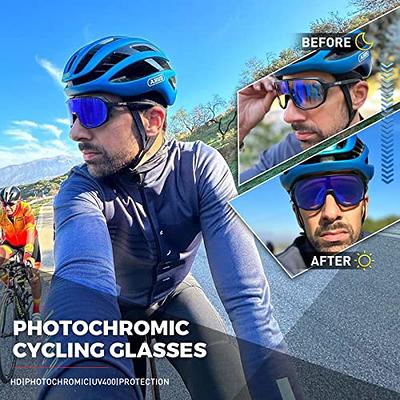KAPVOE Photochromic Cycling Glasses for Men Women Mountain Bike Sunglasses  Clear Sports Goggles UV Protection - Yahoo Shopping
