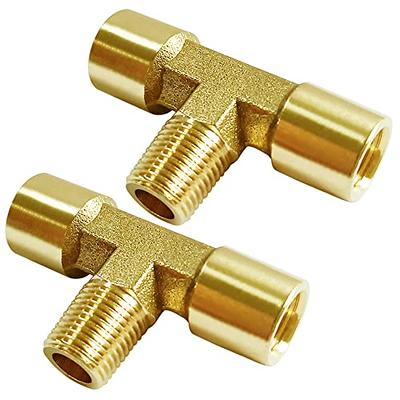 Joywayus Brass Hose Fittings,1/8 Hose ID x 1/8 Male NPT Adapter,Hose Barb  to Male Pipe Fittings(Pack of 10) : : Home & Kitchen