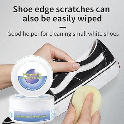 2023 New Multi-functional Cleaning and Stain Removal Cream, White Shoe  Cleaning Cream with Sponge, Multipurpose Cleaning Cream, White Shoe  Cleaner