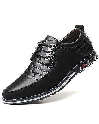 SVNKE Men's Casual Dress Oxfords Shoes Breathable Knit Leisure Fashion  Sneakers Lightweight Comfortable Walking Shoes : : Clothing, Shoes  