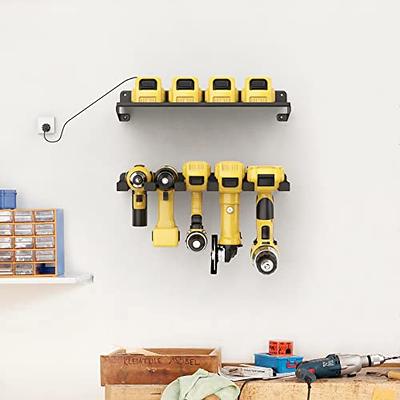 KAFAHOM Power Tool Organizer,Large 6 Drill Holder Wall Mount,Heavy