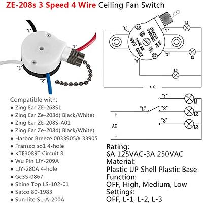 Ze 208s Ceiling Fan Switch 3 Sd