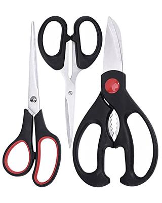 Kitchen Scissors for Food - 3 Packs Stainless Steel Kitchen Shears