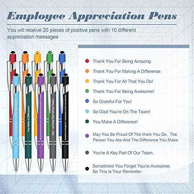 Sinmoe 20 Pcs Snarky Office Pens Funny Demotivational Quotes Pens