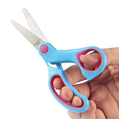 Mini Loop Scissors for Teens and Adults 5.5 Inches (6-Pack)