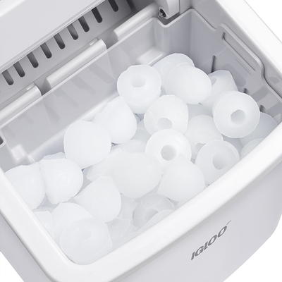 Improvements 26 lb. Portable Compact Ice Maker with Handle