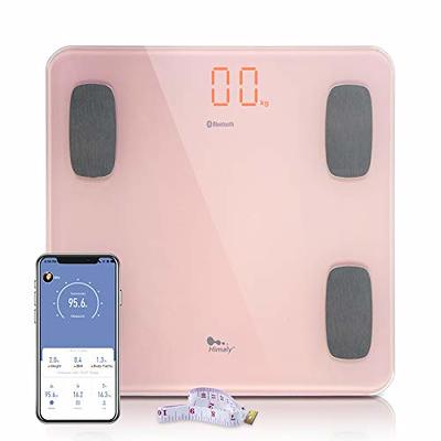 FitTrack Dara Smart BMI Digital Scale - Measure Weight and Body Fat - Most  Accurate Bluetooth Glass Bathroom Scale (Black) 
