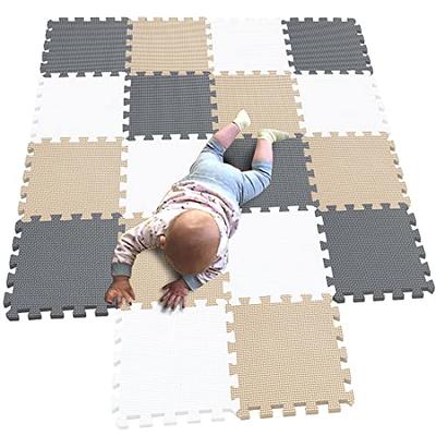 MQIAOHAM Children Puzzle mat Play mat Squares Play mat Tiles Baby mats for  Floor Puzzle mat