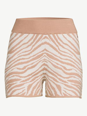 Sofia Intimates by Sofia Vergara Women's Zebra Knit Lounge Shorts